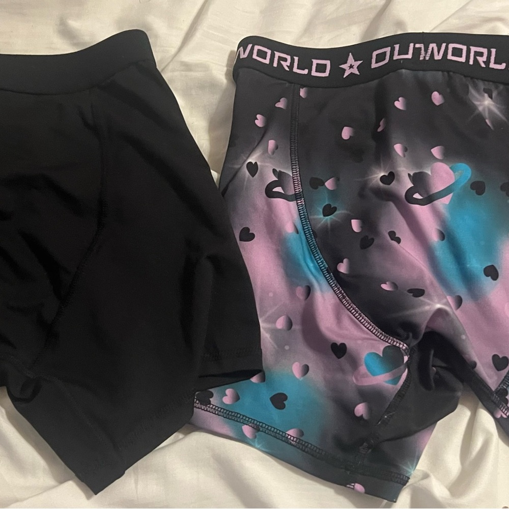 Outworld Men's Boxer Briefs - Black and Multicolor